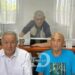 Думан Мұхаммедкәрім (ортада). Abzal Dostiyar парақшасынан алынған сурет