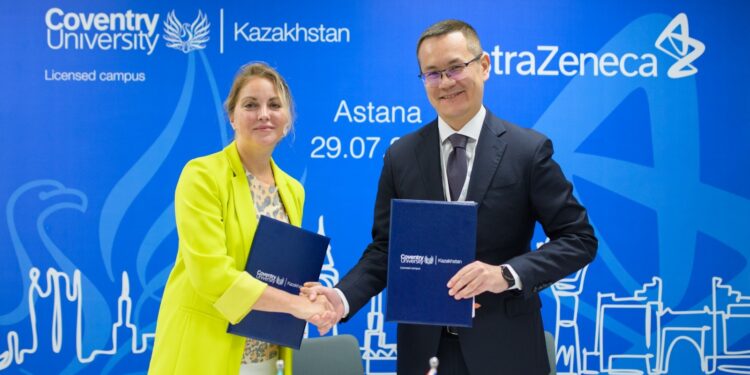 «АстраЗенека» және Coventry University Kazakhstan стратегиялық әріптестік туралы келісті