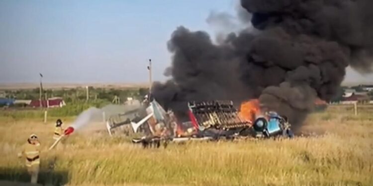 Тағы да солтүстікте АН 2 ұшағы құлап, адам аман қалды