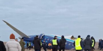 Әзербайжаннан Ресейге бет алған ұшақ Ақтау маңына құлады